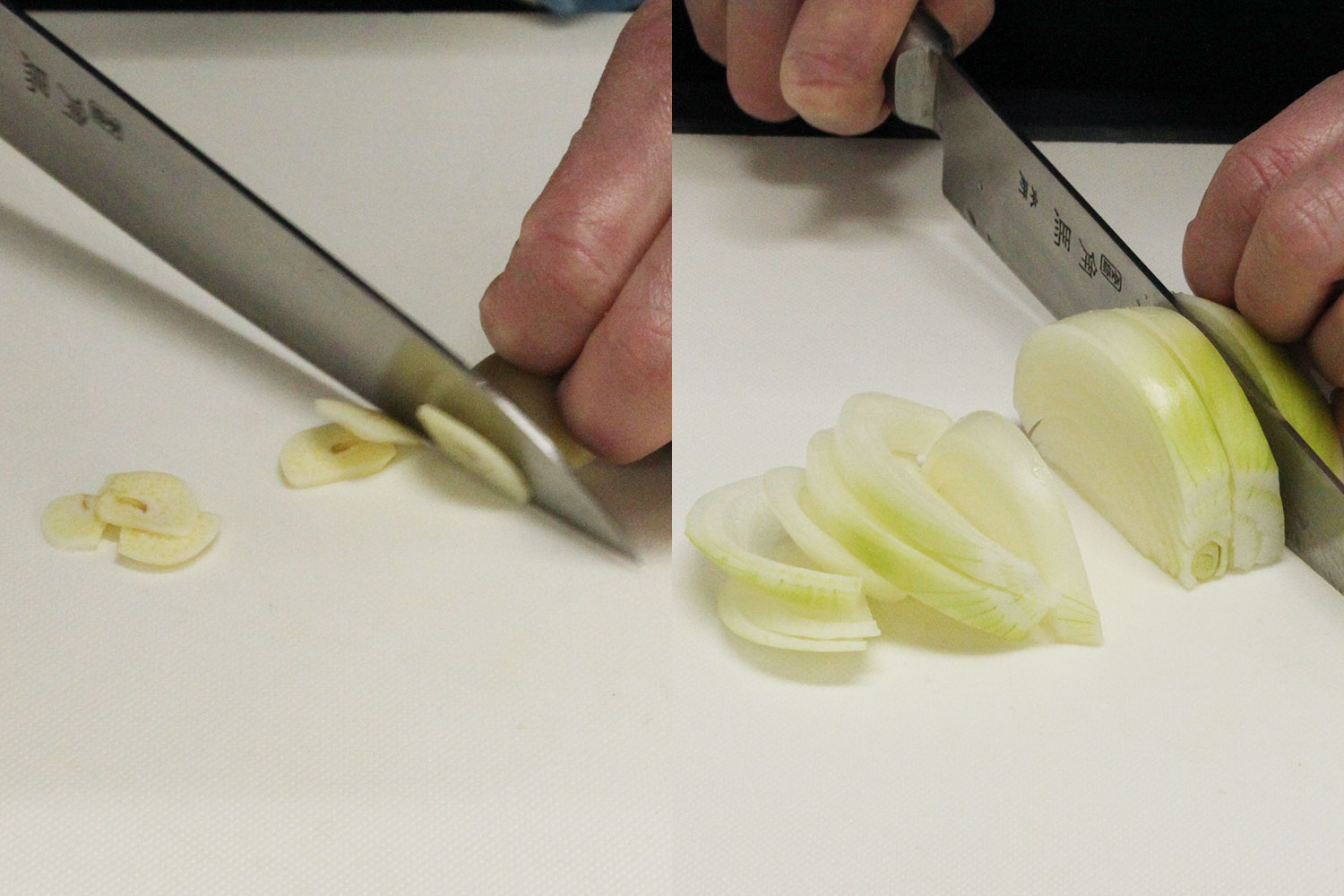 野菜を切る