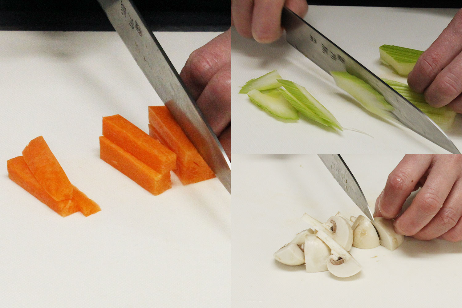 野菜を切る