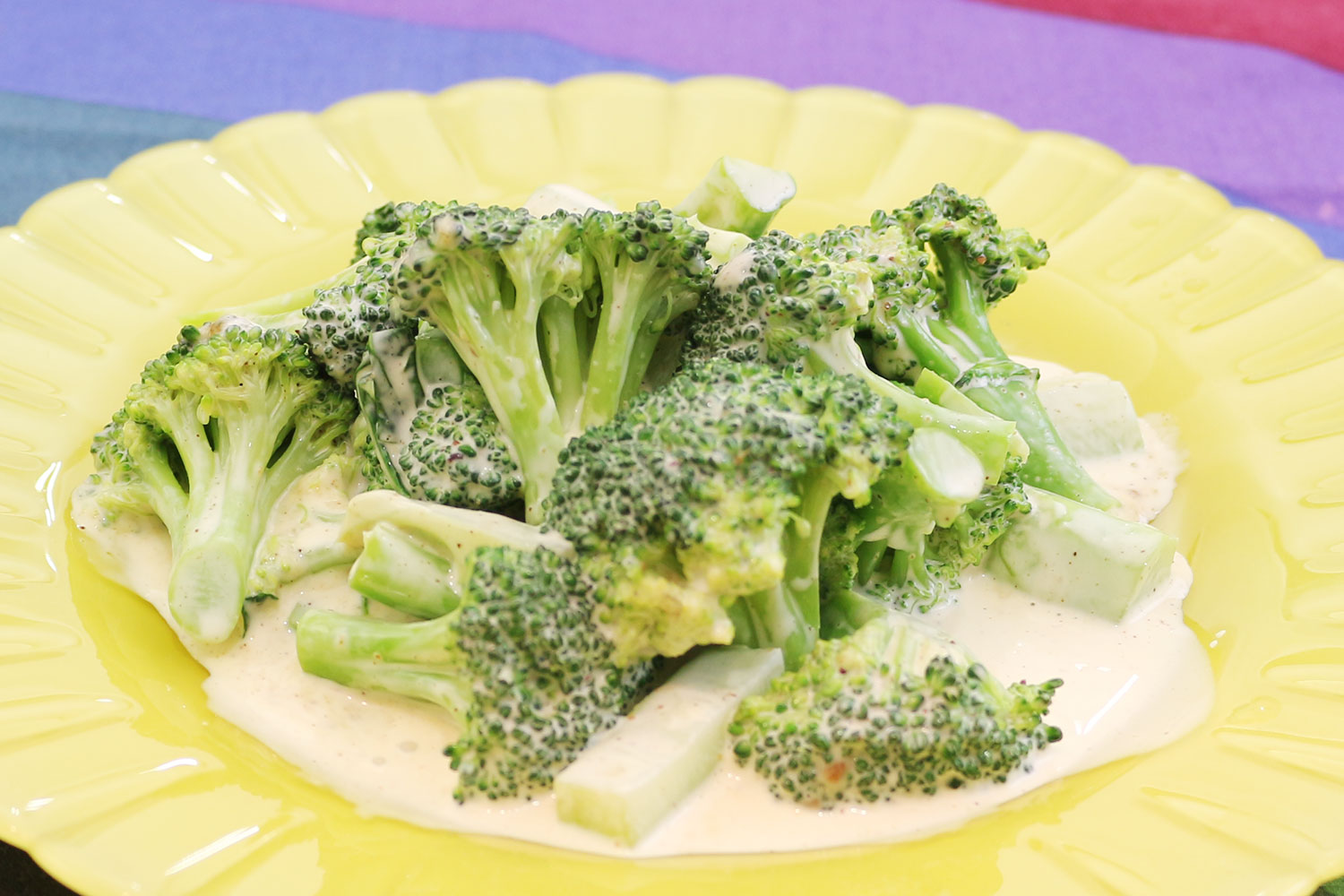 ブロッコリーの出しマヨ和え