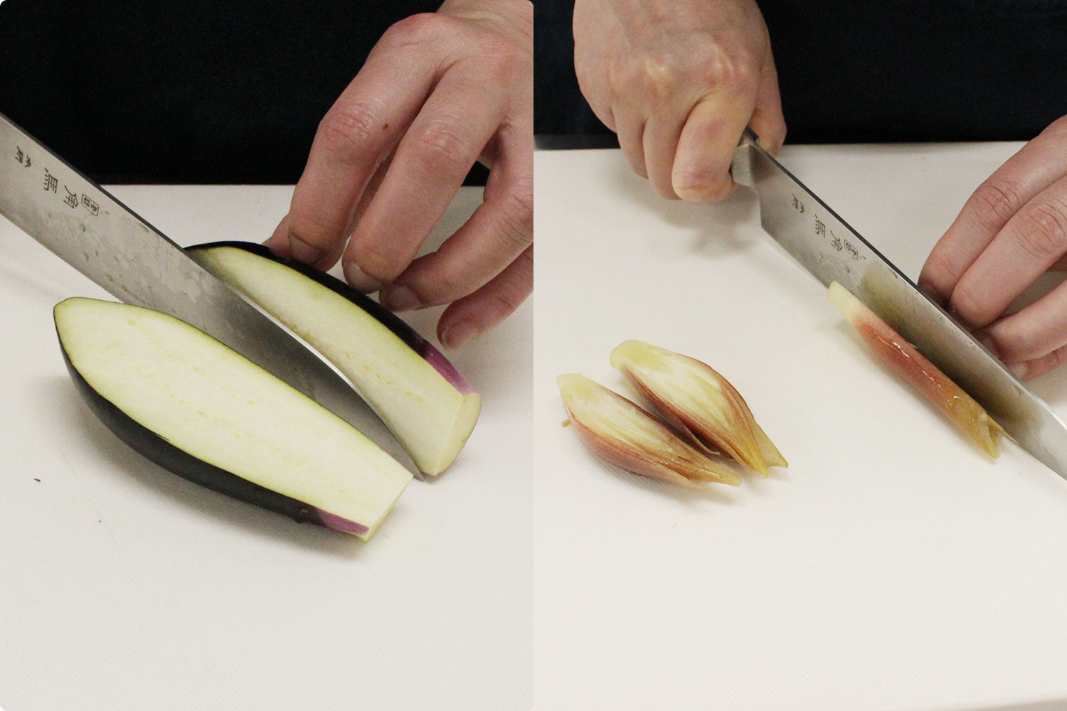 野菜を切る