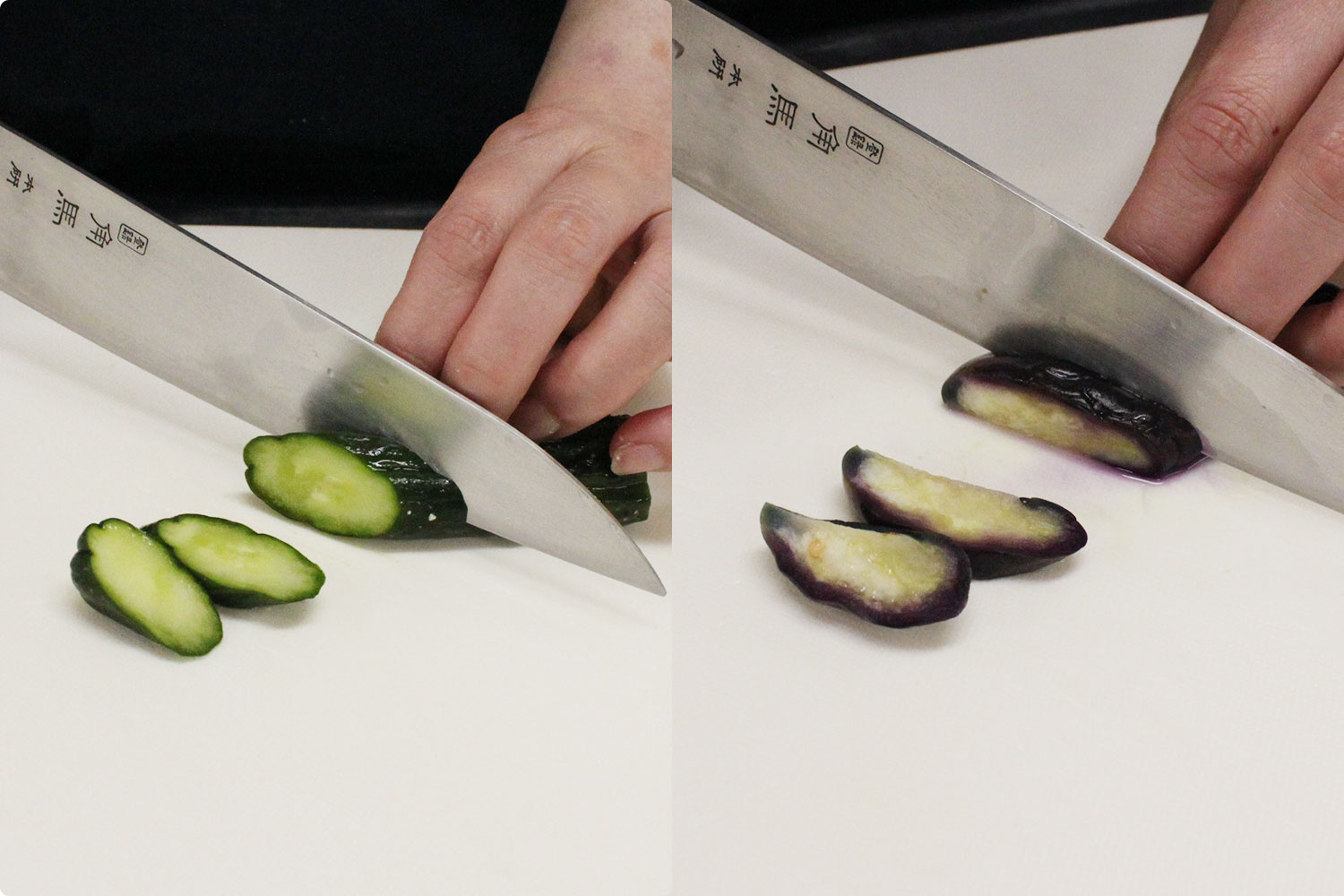 野菜を切る