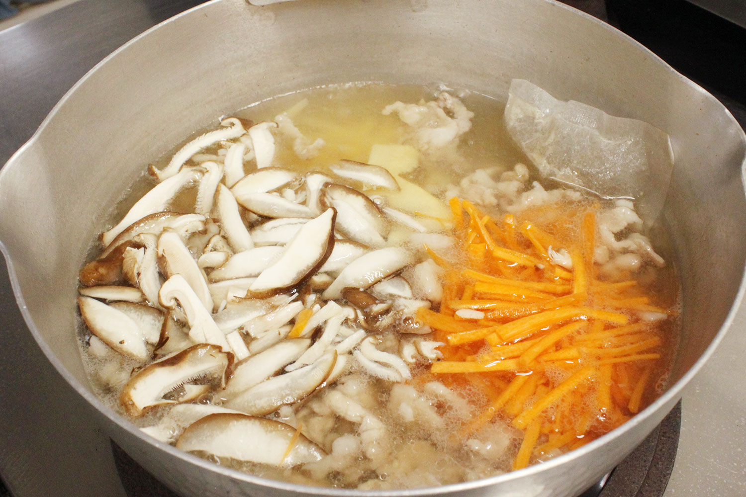 野菜を入れる