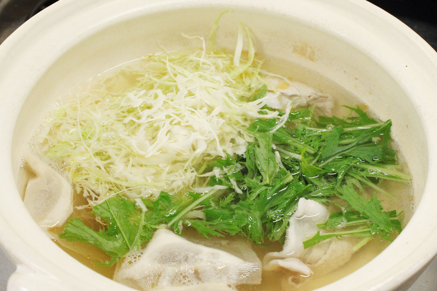 野菜はさっとゆでる