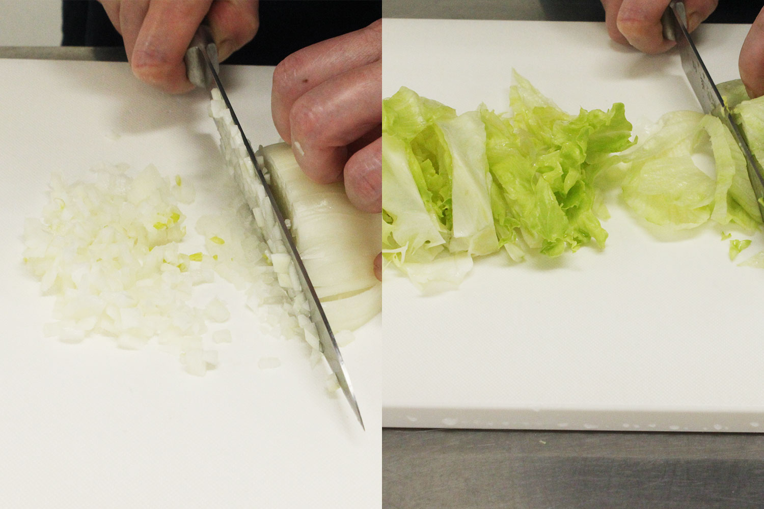 野菜を切る