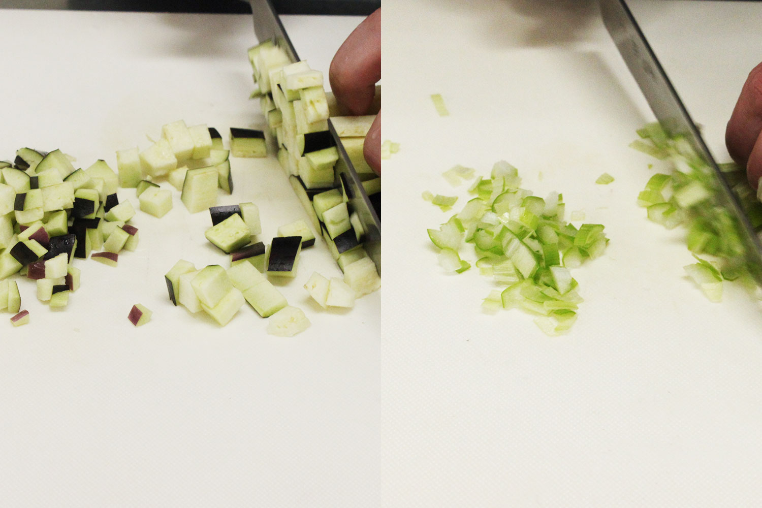 野菜を切る