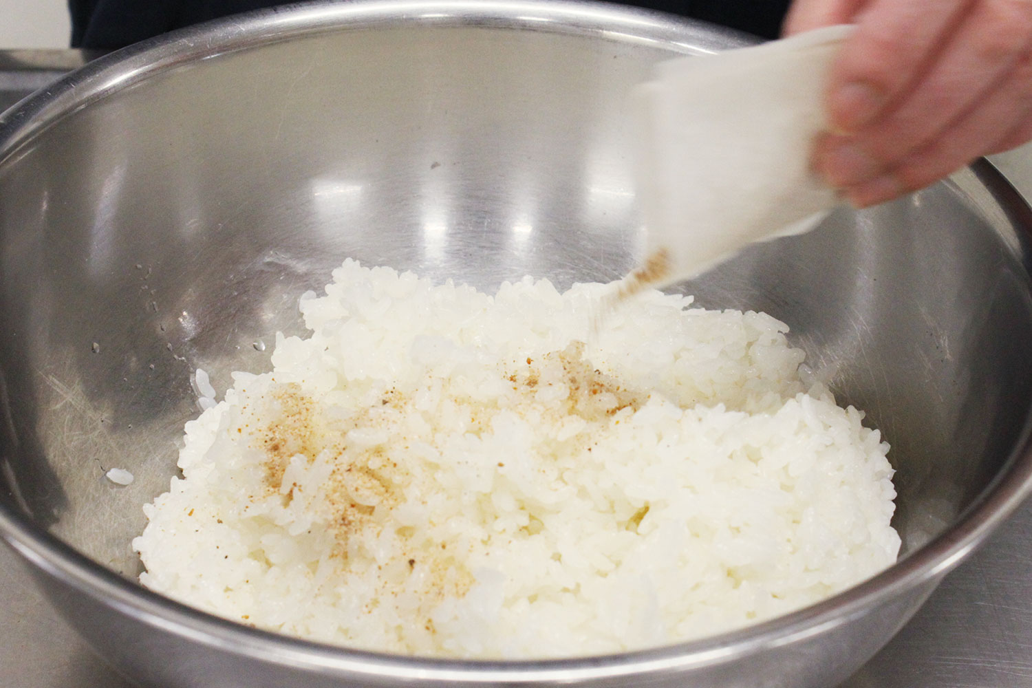 ごはんに下味を付ける