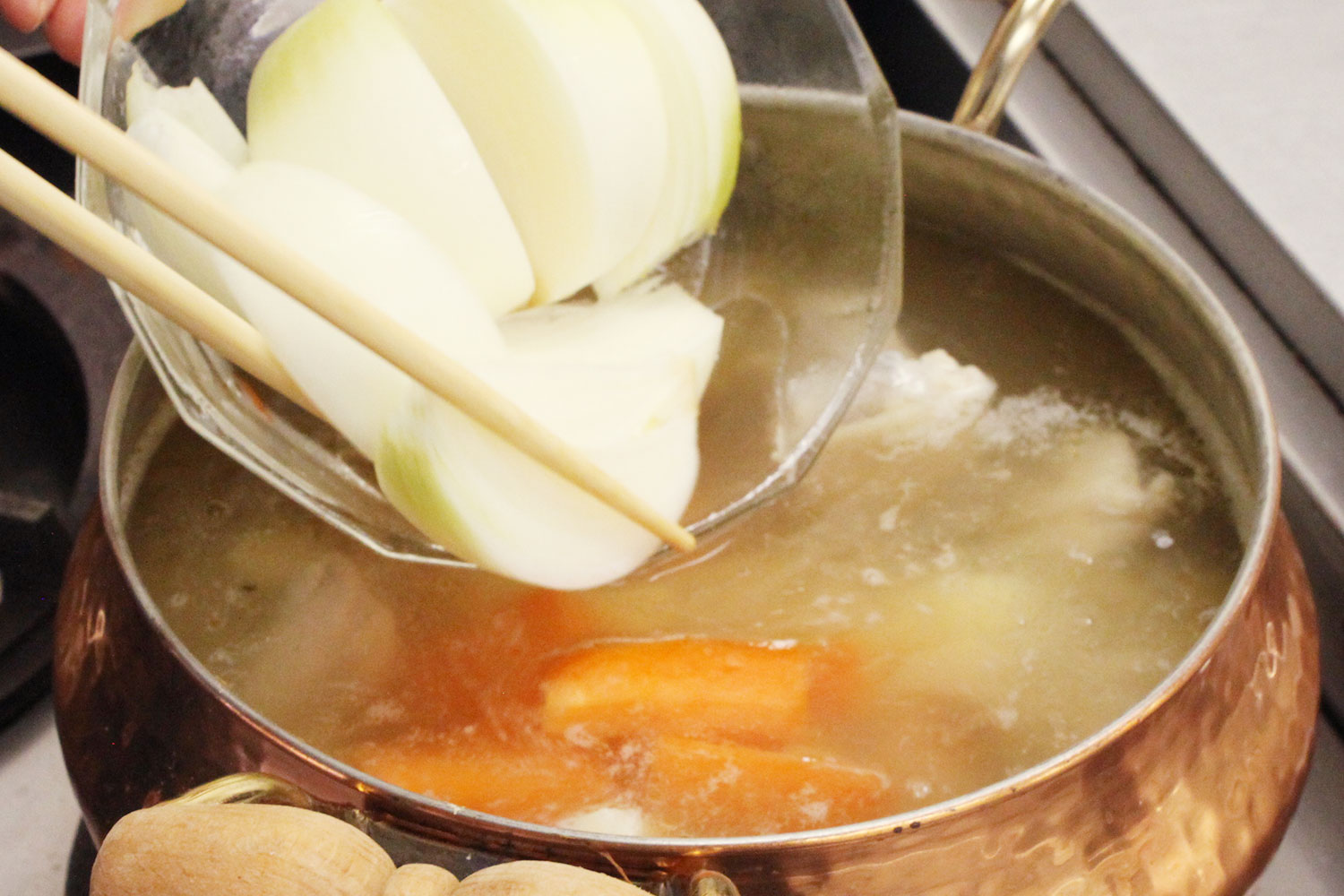 季節の野菜でアレンジ